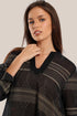 Long jellabiya dress in printed voile